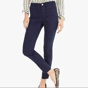 J. Crew Navy 9” Cargo Toothpick Pants 25